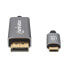 Фото #4 товара Manhattan 8Ka60Hz Usb-C auf DisplayPort 1.4 Adapterkabel 2m - Adapter - Digital