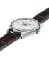 ფოტო #3 პროდუქტის Men's Swiss Automatic Jazzmaster Viewmatic Brown Leather Strap Watch 40mm H32515555