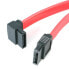 Фото #3 товара 18in SATA to Left Angle SATA Serial ATA Cable - F/F - 14 g - 128 mm - 0.7 mm - 220 mm - 250 g
