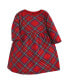 ფოტო #3 პროდუქტის Toddler Boys Cotton Dresses, Red Tartan