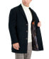 Фото #3 товара Men's Wool Blend Solid Overcoat