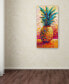 Marion Rose 'Pineapple Expression' Canvas Art - 10" x 19" x 2"