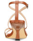 Фото #8 товара Women's Isabella Strappy Barely There Kitten-Heel Dress Sandals