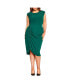 Plus Size Side Ruch Dress