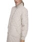 Фото #2 товара Women's Quilted Longline Jacket With Side Zipper Vents