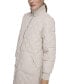 ფოტო #2 პროდუქტის Women's Quilted Longline Jacket With Side Zipper Vents