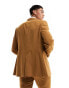 Фото #10 товара ASOS DESIGN skinny suit jacket in tobacco