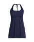 ფოტო #3 პროდუქტის Women's Chlorine Resistant Square Neck Halter Swim Dress One Piece Swimsuit