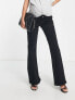 ASOS DESIGN Maternity flared jeans in washed black