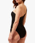Solid & Striped 282340 The Shai Ribbed Asymmetric One Piece Swimsuit, Size M