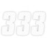 FACTORY EFFEX FX Factory 4´´ #3 08-90013 Number Stickers