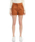 ფოტო #1 პროდუქტის Women's Ellen Cotton High-Rise Cuffed Shorts