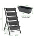 4 FT Vertical Raised Garden Bed 5-Tier Planter Box