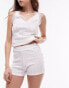 Фото #1 товара Topshop pointelle short in white