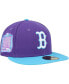 Фото #1 товара Men's Purple Boston Red Sox Vice 59FIFTY Fitted Hat