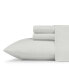 Фото #1 товара Jersey Knit Solid Cotton Blend 3 Piece Sheet Set, Twin