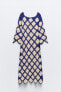 Knit crochet dress