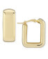 ფოტო #1 პროდუქტის Bold Square Hoop Earrings Set in 14k Gold