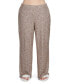 ფოტო #3 პროდუქტის Women's Hacci Wide Leg Soft Lightweight Lounge Pants