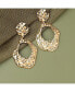 ფოტო #3 პროდუქტის Women's Dented Drop Earrings