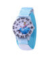 ფოტო #1 პროდუქტის Disney Princess Cinderella Girls' Clear Plastic Watch 32mm