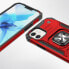 Фото #2 товара Etui pancerny pokrowiec do iPhone 14 Plus uchwyt magnetyczny Ring Armor czerwony
