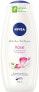 Creme-Duschgel "Milch & Rose" - NIVEA Bath Care Cream Shower Rose And Milk 500 ml