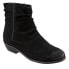 Фото #2 товара Softwalk Rochelle S1860-003 Womens Black Wide Leather Ankle & Booties Boots 6