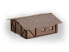 Фото #2 товара NOCH Small Buildings Set - Z (1:220) - Brown - White