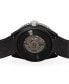 ფოტო #6 პროდუქტის Men's Swiss Automatic Captain Cook Black Rubber Strap Watch 43mm