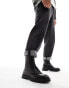 Фото #1 товара Tommy Hilfiger abrasivato leather boots in black