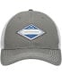 Men's Gray/White The Players Wolcott Snapback Hat