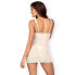 853-CHE-2 Chemise AND Thong White