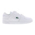 Фото #2 товара Lacoste Court Cage 0721 1 SMA Mens White Leather Lifestyle Sneakers Shoes