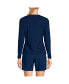 ფოტო #2 პროდუქტის Women's Crew Neck Long Sleeve Rash Guard UPF 50 Sun Protection Swim Tee