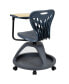Фото #12 товара Mobile Desk Chair - 360° Tablet Rotation And Storage Cubby