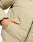 ONLY Tall padded high neck jacket in cream