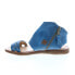 Фото #5 товара Miz Mooz Forge 279051 Womens Blue Leather Hook & Loop Strap Sandals Shoes 6