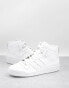 Фото #2 товара adidas Originals Forum Mid trainers in white and blue