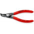 KNIPEX 48 21 J01 - Circlip pliers - Chromium-vanadium steel - Plastic - Red - 13 cm - 105 g