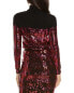 Фото #2 товара Carolina Herrera Sequin Stripe Wool Turtleneck Women's Black Xs