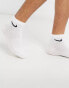 Фото #8 товара Nike Training 3 pack unisex ankle socks in white