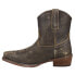 Roper Dusty Distressed Snip Toe Cowboy Booties Womens Brown Casual Boots 09-021- 6 - фото #3