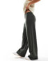 Фото #5 товара Vero Moda loose pull on trousers in dark green