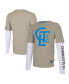 Фото #1 товара Men's Tan Charlotte FC Status Long Sleeve T-shirt