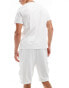 Фото #5 товара Brave Soul towelling cargo shorts in off white