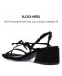 Фото #8 товара Women's Amity Bow Detail Strappy Block Heel Sandals