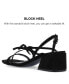 Women's Amity Bow Detail Strappy Block Heel Sandals