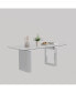 Фото #7 товара Sintered Stone Composite Dining Table - Stainless Steel Base