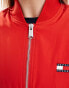 Tommy Jeans Bomber Jacket in Red Красный, XXXL - EU 46 - фото #3